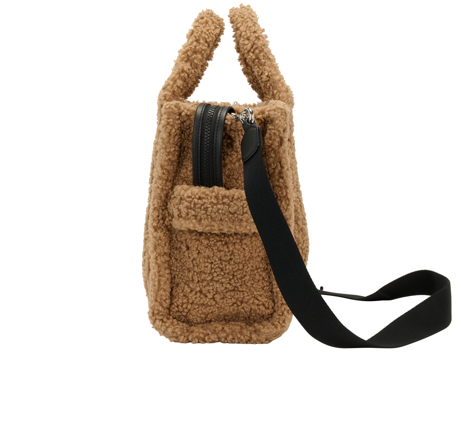 Medium The Teddy Tote, &pound;180, Handbags, Brown, Polyester, Bottom view